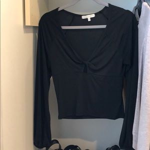 Black long sleeve shirt